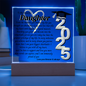 Daughter Graduation Gift-So Proud of You Acrylic Plaque LED Option Promotion Gift You Did It Gift for Her Gift for Grad 2025