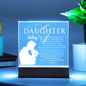 Daughter Gift, Custom Name Plaque Dad to Daughter, Graduation Gift, Promotion, Birthday Keepsake