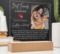 Custom Photo Galentines Gift BFF Best Friends Personalized Gifts For Her Best Friend Birthday Gift Valentines Gift, Night Lamp - iheartgiftcart