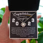 2023 Graduation Love Knot Necklace From Dad - iheartgiftcart