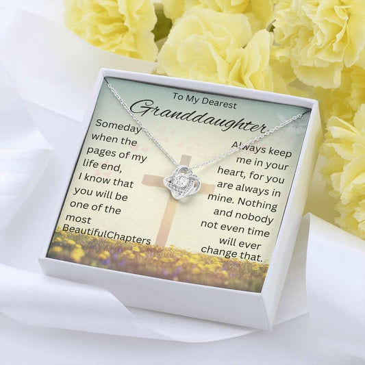 Granddaughter Necklace| Love Knot