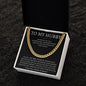 Hubby Gift- Cuban Chain Necklace The Day I Met You - iheartgiftcart