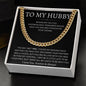 Hubby Gift- Cuban Chain Necklace The Day I Met You - iheartgiftcart