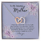 Mother- Interlocking Hearts Necklace- Amazing Mother - iheartgiftcart