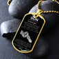 Son from Dad- Personalized Dog Tag-S| - iheartgiftcart