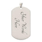 Son From Mom-Personalized Dog Tag-S - iheartgiftcart