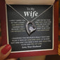 To my wife necklace