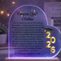 Personalized Graduation Gift for Niece Nephew Son Daughter Grandchild Keepsake Acrylic Color Changing LED heart 2026 Grad Gift