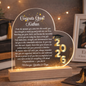 Personalized Graduation Gift for Niece Nephew Son Daughter Grandchild Keepsake Acrylic Color Changing LED heart 2026 Grad Gift