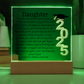 Daughter Graduation Gift-So Proud of You Acrylic Plaque Promotion Gift, You Did It, Gift for Her, Gift for Grad, Graduation Gift, 2025