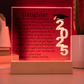 Daughter Graduation Gift-So Proud of You Acrylic Plaque Promotion Gift, You Did It, Gift for Her, Gift for Grad, Graduation Gift, 2025