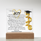Graduation Gift For, So Proud Of You Acrylic Plaque Promotion Gift, Gift for Son, Grad Gift, Achievement Gift, Gift from mom, Gift From Dad