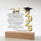 Son Graduation Gift-So Proud Of You Acrylic Plaque Promotion Gift, Gift for Son, Grad Son Gift, Christmas Gift, Gift from mom, gift from Dad