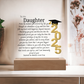 Daughter Graduation Gift-So Proud of You Acrylic Plaque Promotion Gift, You Did It, Gift for Her, Gift for Grad, Graduation Gift, 2025