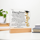 Daughter Graduation Gift-So Proud of You Acrylic Plaque Promotion Gift, You Did It, Gift for Her, Gift for Grad, Graduation Gift, 2026