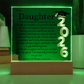Daughter Graduation Gift-So Proud of You Acrylic Plaque Promotion Gift, You Did It, Gift for Her, Gift for Grad, Graduation Gift, 2026