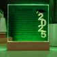 Daughter Graduation Gift-So Proud of You Acrylic Plaque Promotion Gift, You Did It, Gift for Her, Gift for Grad, Graduation Gift, 2025