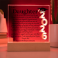 Daughter Graduation Gift-So Proud of You Acrylic Plaque Promotion Gift, You Did It, Gift for Her, Gift for Grad, Graduation Gift, 2026